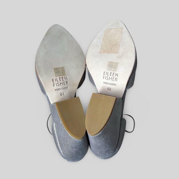 Eileen Fisher Metallic Heels - Picture 5 of 5